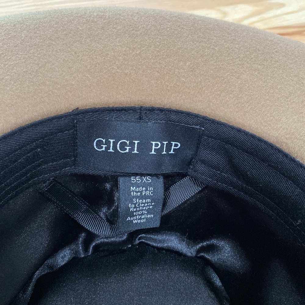 Gigi Pip Monroe Rancher Wool Hat Brown Xs 55 - image 5